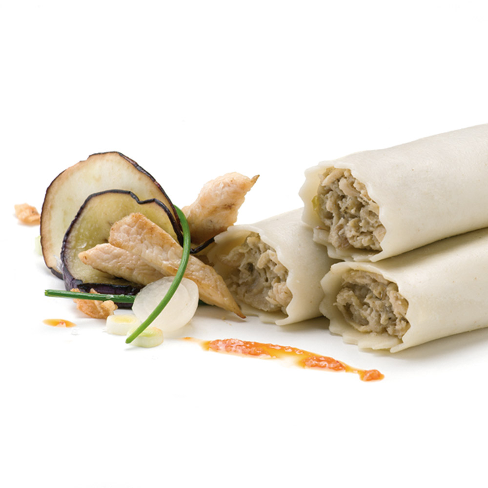 Canelons de pollastre sense gluten amb beixamel Canelons de pollastre sense gluten amb beixamel